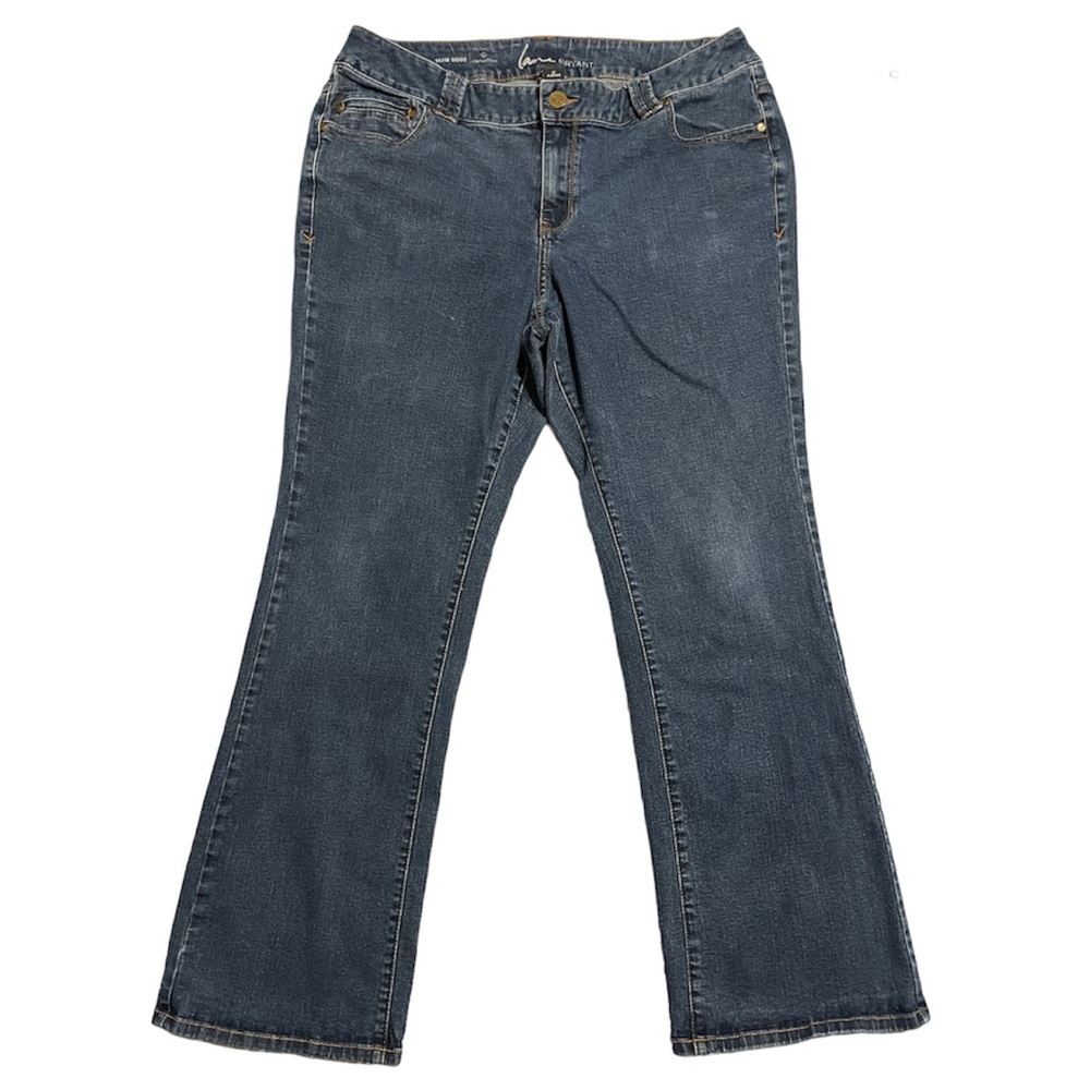 Lane Bryant Slim Boot Cut Genius Fit Stretch Denim Jeans 20 Average